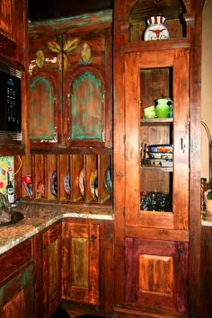 کابینت آشپزخانه با صفحه رک - La Puerta Originals