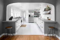 کابینت های نقاشی شده شاکر - گالری طراحی آشپزخانه