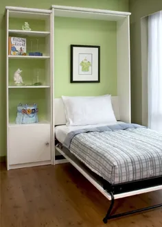 تختخواب مورفی ، تختخوابهای دیواری و محل ذخیره سازی سفارشی برای اتاقهای میهمان