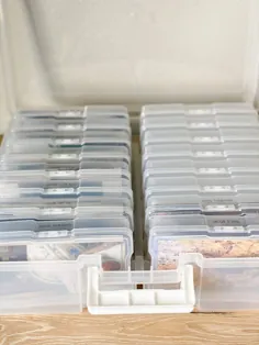 سازماندهی عکسهای چاپی با استفاده از جعبه ذخیره عکس |  ظروف سرباز یا مسافر من سازمان یافته است