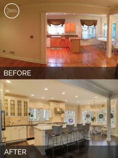 آشپزخانه بن و الن قبل و بعد از تصاویر