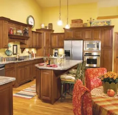 50 ایده آشپزخانه زرد (عکس)