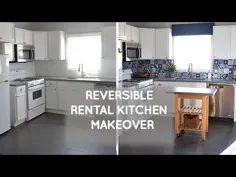 بازسازی آشپزخانه با اجاره بودجه که به راحتی قابل برگشت است