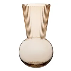 Vase aus bernsteinfarbenem Glas، H30cm |  Maisons du Monde