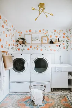 چالش یک اتاق - آرایش اتاق لباسشویی - جسیکا سارا موریس