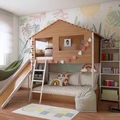 ministylemag در اینستاگرام: "یک بانوج ، یک تخته کشویی و یک تخت تختخواب سفری؟  ؟؟  عالیه!  |  @ bacla.arquiteturainfantil #kidsrooms # kidsroominspiration... "