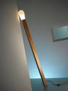 طراحی خلاقانه نورپردازی: چراغی مانند چوب کبریت