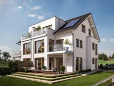 Großes Doppelhaus CELEBRATION 122 V3 XL - |  HausbauDirekt.de