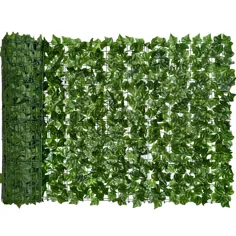 صفحه نرده حریم خصوصی Coolmade Artificial Ivy، 98.4x59in در حصار مصنوعی حصار و تزئین برگ درخت تاک مصنوعی برای دکوراسیون فضای باز ، باغ - Walmart.com