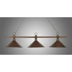 Westmore Lighting Snook Antique Copper Rustic / Lodge Kitchen Island Light Lowes.com