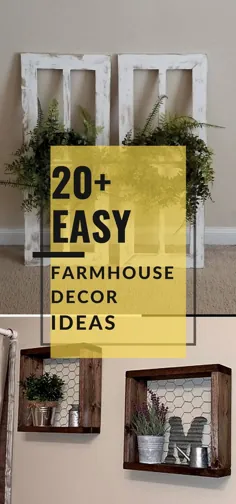 ایده های آسان DIY تزئین خانه مزرعه