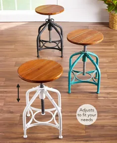 چهارپایه میله ای قابل تنظیم با تنظیم ارتفاع فلزی به رنگ سیاه یا سفید یا سفید |  eBay