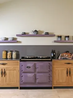 14 روش خلاقانه برای تزئین آشپزخانه با بنفش