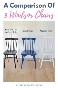 مقایسه 3 صندلی ویندزور: صندلی سرنا لیلی تاکر در مقابل آمازون در مقابل تارگت