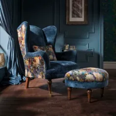 Spink & Edgar - صندلی و چهارپایه بال کرافورد |  Stocktons طراح مبلمان