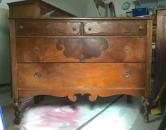 Makeover Vintage Dresser with "Casement" - اره و ناخن و رنگ