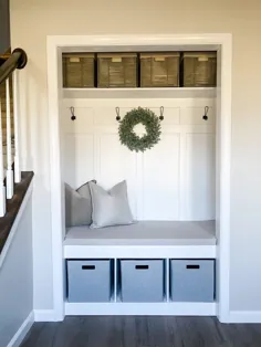 آرایش DIY Mudroom Closet - بیا در همانجا بمان |  دکور خانه مدرن به سبک دکوراسیون |  DIY