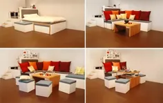 مبلمان Matroshka - مبلمان اتاق نشیمن جمع و جور مناسب برای فضاهای کوچک