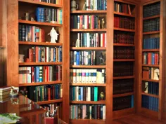 شماره 69 - قفسه کتاب حکاکی سفید - مهندسی خانه خلاق