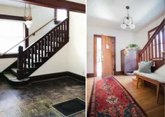 قبل و بعد: کیت خانه دهه 1920 تغییر شکل مدرنی پیدا می کند