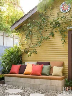 ایده های DIY حیاط خلوت ، پاسیو و باغ |  هنر و خانه