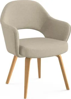 صندلی بازوی اجرایی Saarinen با پاهای چوبی