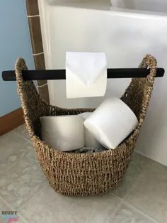 نگهدارنده دستمال توالت DIY