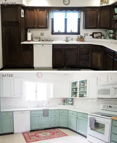 10 DIY آشپزخانه قبل و بعد از ظهر که آب نبات جدی است