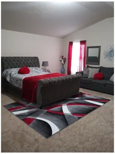 ایده های اتاق خواب قرمز و سیاه برای زوج ها