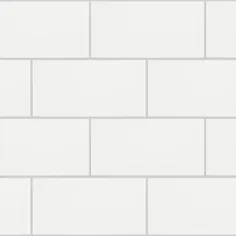 کاشی و کاشی دیواری Merola Tile Projectos White 4 اینچ x 8 اینچ. سرامیک مترو و کاشی دیواری (11.46 فوت مربع در فوت) - FRC8PRNM - انبار خانه