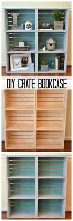 قفسه کتاب جعبه DIY - خلاقیت های امی لاتا
