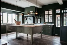 چگونه می توان شخصیت آشپزخانه خود را با یک پوشش رنگ تازه تغییر داد - Country Life