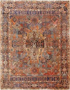 فرش فرش نازمیال فرش ساروک ایرانی عتیقه 70028
