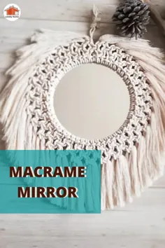 آینه Macrame