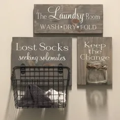 علامت اتاق لباسشویی شیشه شیر مادر و جوراب های گمشده |  اتسی