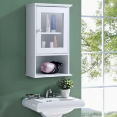 کابینت دارویی قابل تنظیم آویز قابل تنظیم روی دیوار حمام - کابینت های پزشکی - لوازم حمام - خانه و باغ