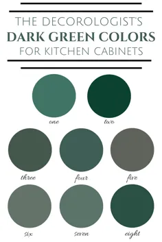 بهترین سبزهای تیره 2019 برای کابینت آشپزخانه - متخصص دکوراسیون
