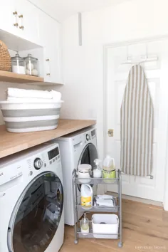 شش ایده برتر من برای ذخیره اتاق لباسشویی |  رانده شده توسط دکور