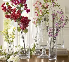 گلدان های شیشه ای شفاف Aegean