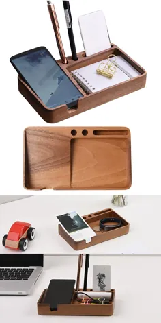 کارت دسکتاپ چوبی / قلم / مداد / دارنده لوازم نمایش دفتر تلفن تلفن همراه
