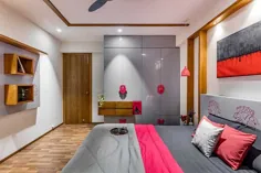 داخلی آپارتمان موندریان با طراحی های رنگارنگ هندسی |  خانه خود را بپوشانید