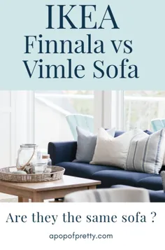 مبل IKEA Finnala (در مقابل Vimle) - یک پاپ زیبا