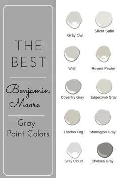 بهترین های رنگ های خاکستری بنجامین مور - افسون Magnolia West
