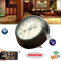 بی سیم WIFI 1080P HD IP دوربین مخفی ساعت سیستم امنیتی خانگی