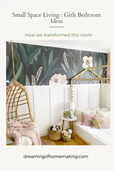 زندگی در فضای کوچک: ایده های اتاق خواب دختران ، چگونه ما این اتاق را دگرگون کردیم - رویای خانه داری