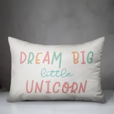 Isabelle & Max TM Abeyta Dream Big Little Unicorn Lumbar بالش