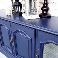 دیدار با Bernadette - Navy Blue Painted Hutch