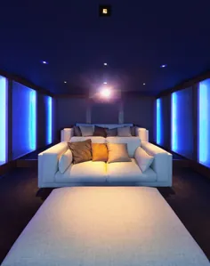 70 ایده برتر برای نشستن در سینمای خانگی - طراحی اتاق فیلم