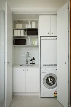 ایده های طراحی هوشمند برای سرقت برای اتاق های خشکشویی کوچک