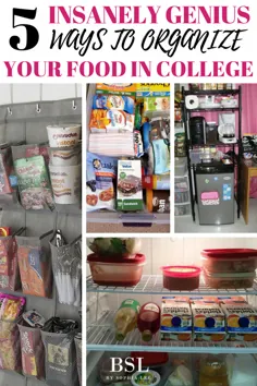 5 روش نابغه نابغه برای سازماندهی غذای خود در کالج - توسط سوفیا لی